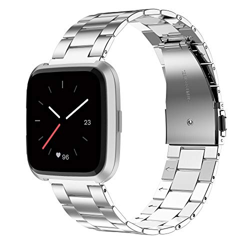 Wearlizer Stainless Steel Band for Fitbit Versa