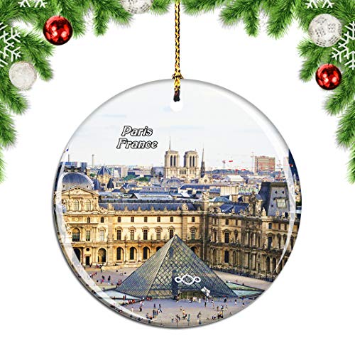 Weekino Christmas Ornament Paris Souvenir