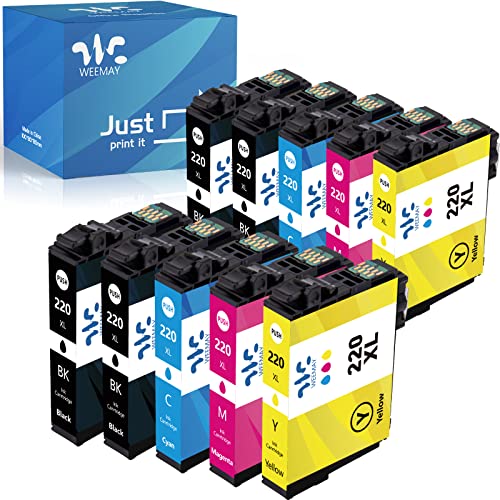 Weemay Remanufactured 220XL Ink Cartridge Combo Pack