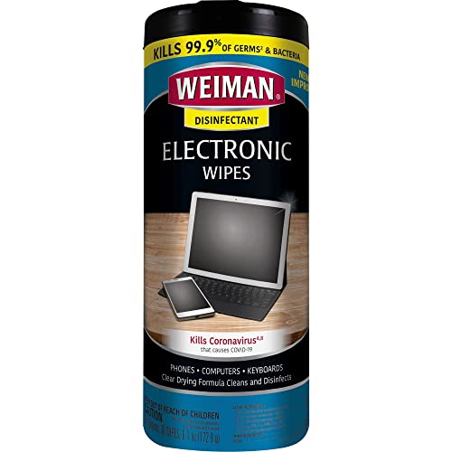 Weiman Electronic Cleaning Wipes, 30 Count