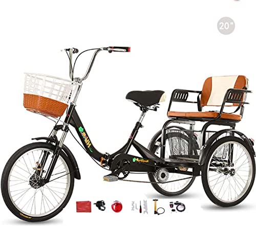 WEIMMIN Adult Tricycle Folding Tricycle