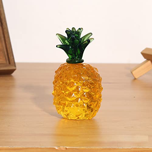 WEISIPU Crystal Pineapple Figurine Ornament