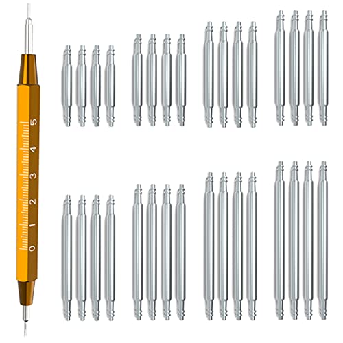 Wellfit Spring Bar Tool with 32pcs Heavy Duty Stainless Steel Watch Band Pins