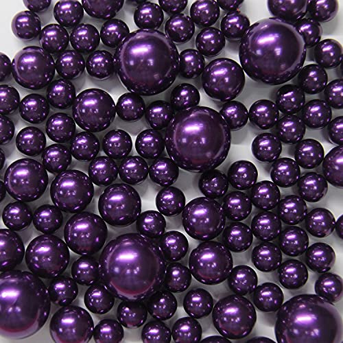 WELMATCH Purple Pearl Vase Fillers