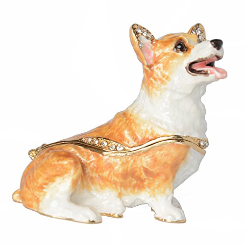 IMIKEYA Welsh Corgi Figurine Miniature Dog Figurine, Standing Corgi Cake  Topper, Realistic Animal Statue Dog Collectible Desktop Decor for Home  Office