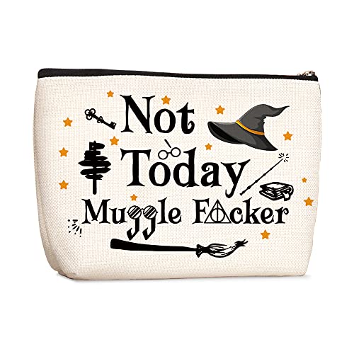 Wenboco Funny Librarian Gifts Makeup Bag for Women