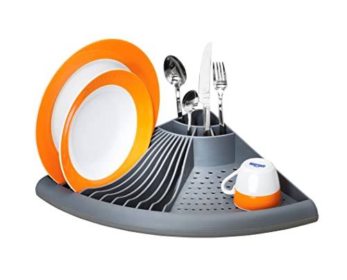 WENKO Corner Dish Rack - A Space-Saving Solution for Your Kitchen
