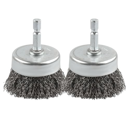WENORA 2 Pack Wire Cup Brush Set for Drill: Durable and Versatile