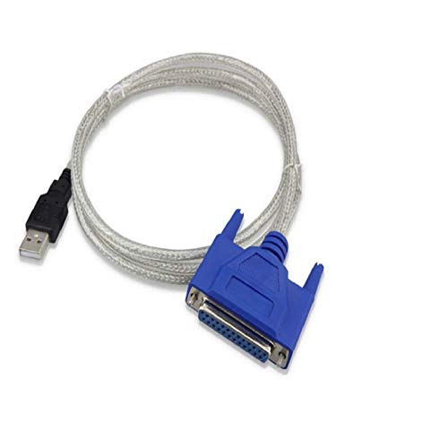 WESAPPINC USB to 25PIN DB25 Parallel Printer Cable Adapter