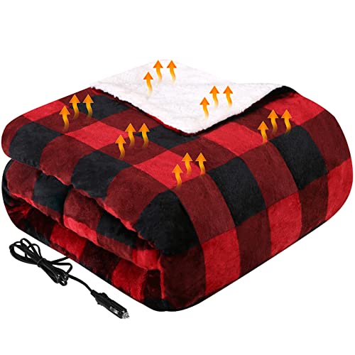Westinghouse Heated Car Blanket with 3 Heating Levels