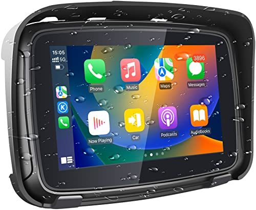 Weuaste Portable Apple Carplay Screen for Motorcycles