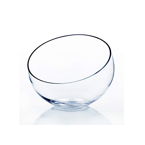WGV Slant Cut Bowl Glass Vase