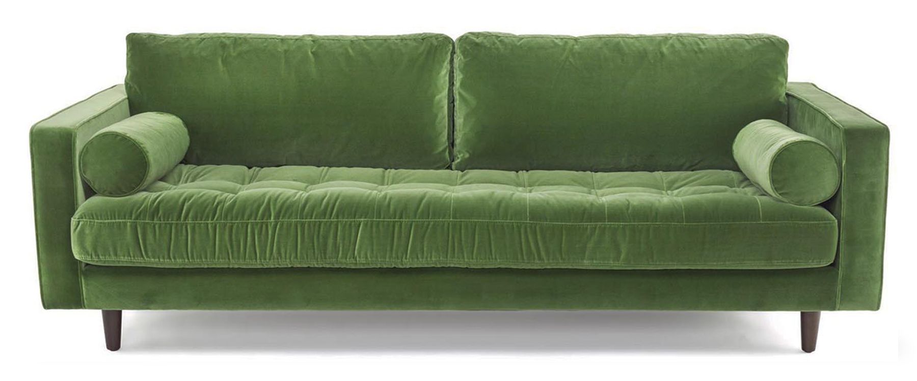 What Goes With A Green Velvet Sofa