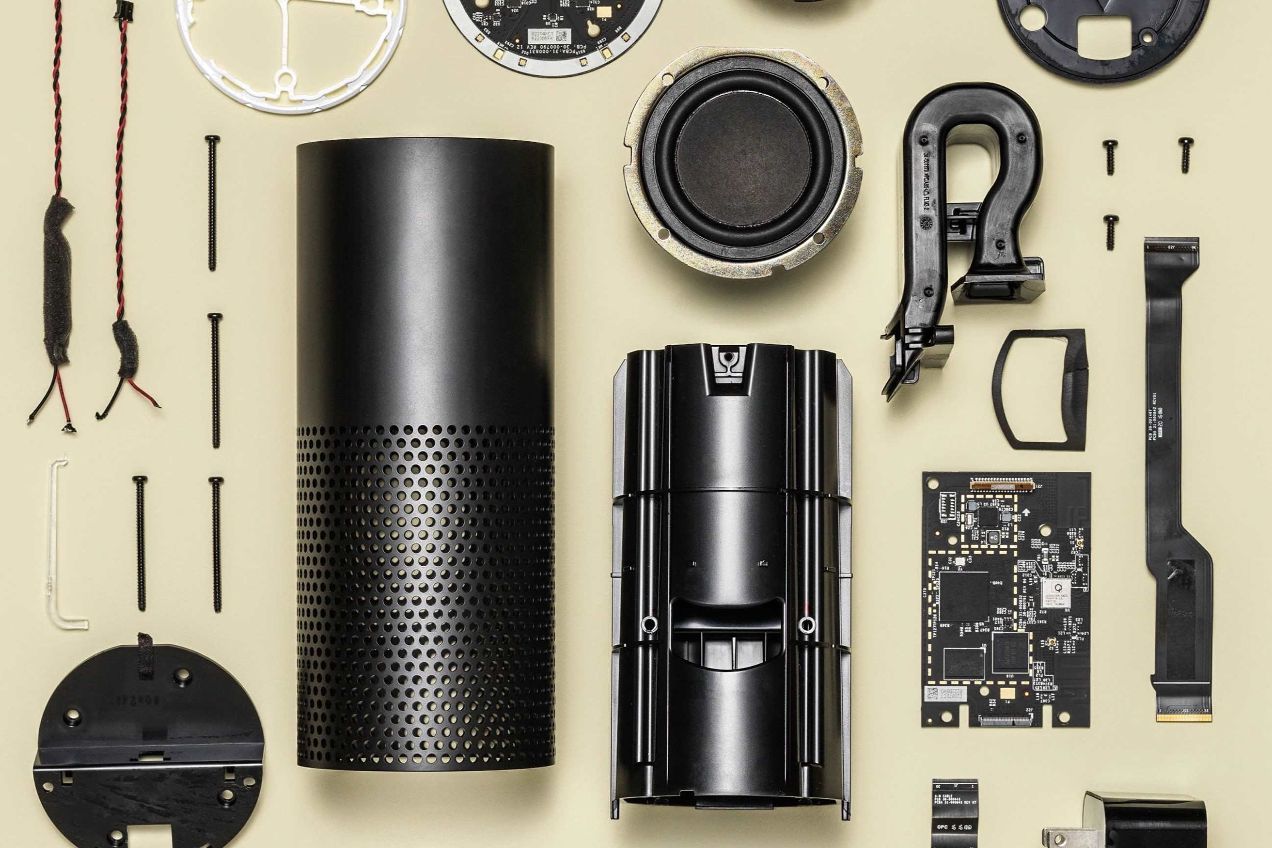 what-is-the-amazon-echo-made-out-of