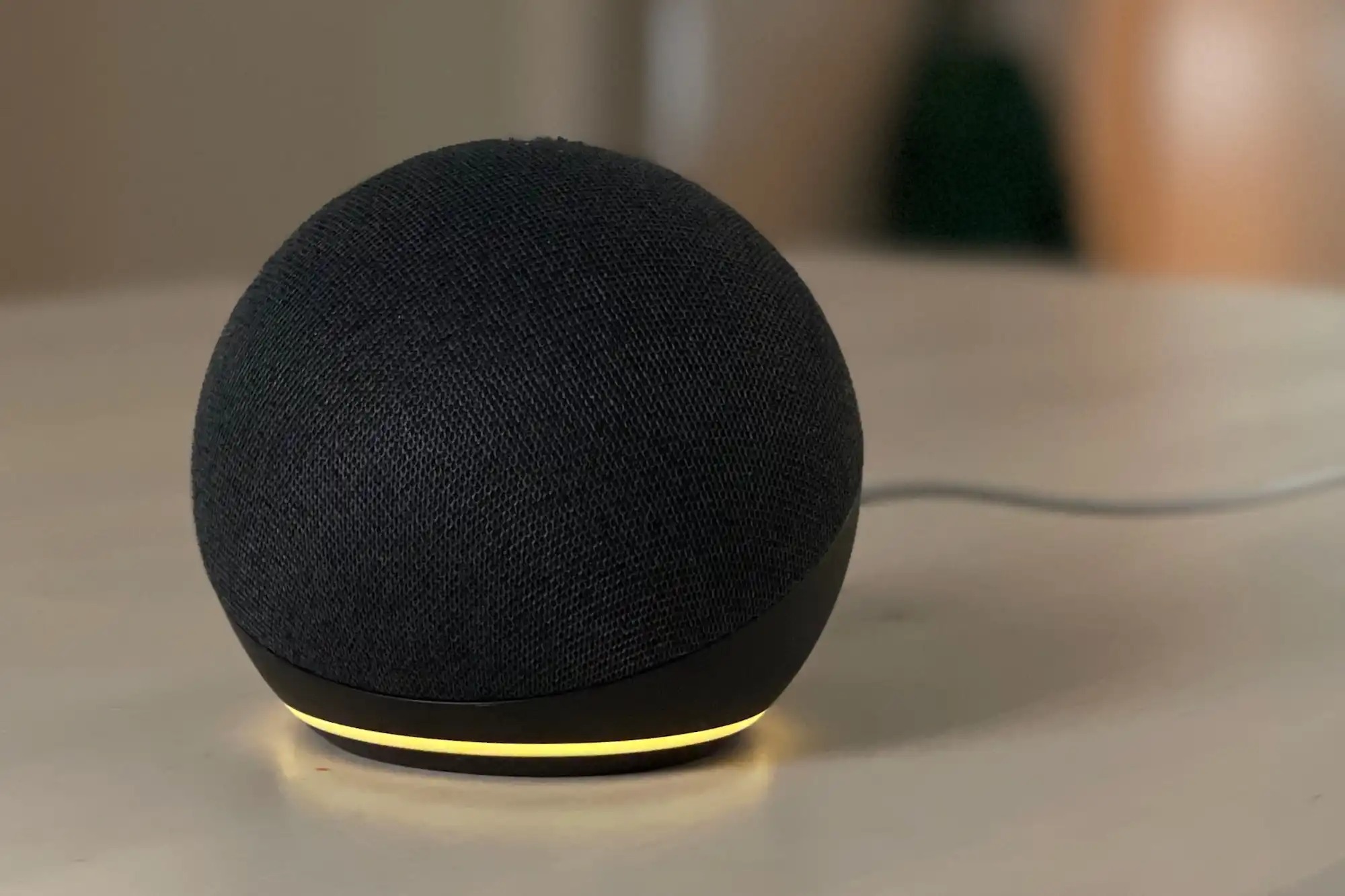 What Is The Yellow Ring On Amazon Echo