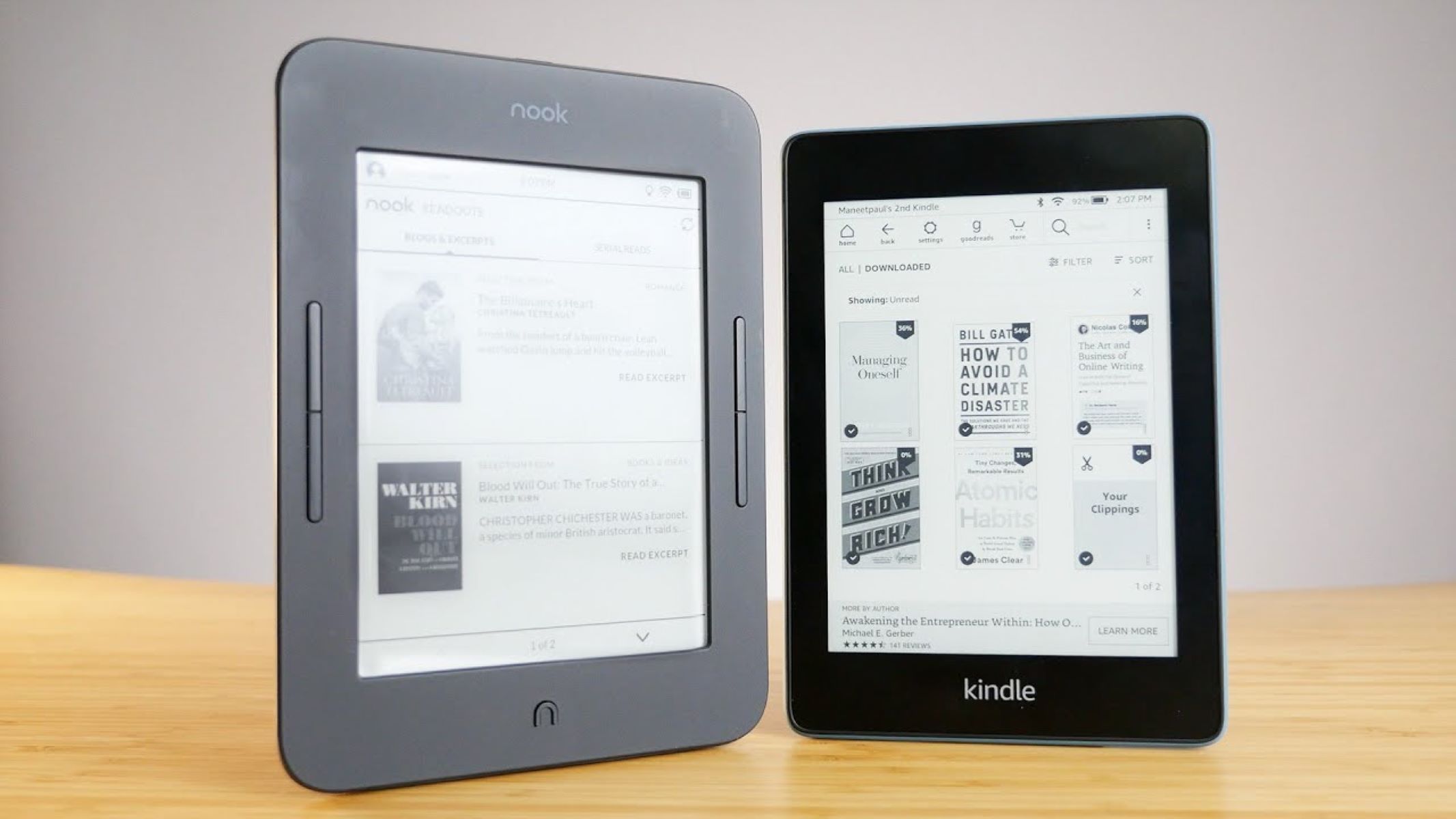Which Is Better: A Nook Or A Kindle
