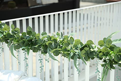 Zuvas 48 Pcs 336Ft Vines - Fake Vines Leaves, Artificial Ivy Garland, Hanging Vines - Vine Plants with Cable Tie - Fake Ivy for Wedding Party Garden