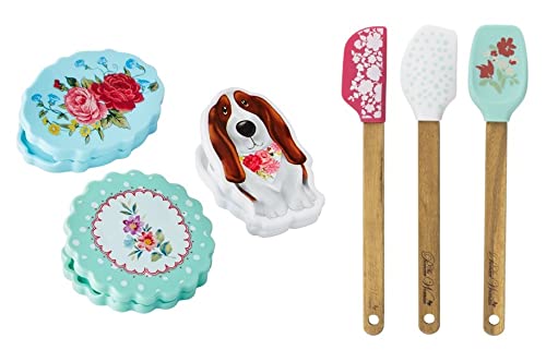 Whimsical Mini Spatula Set and Magnetic Bag Clip Set