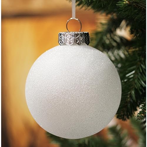 White Christmas Ornaments Set