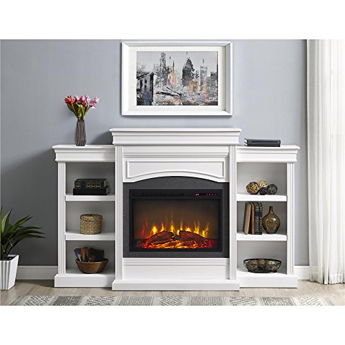 White Lamont Mantel Fireplace