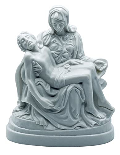 White Pieta Statue 4-Inch: Affordable Home Decor