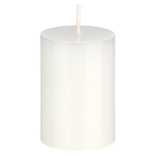 White Round Pillar Candle for Home Décor