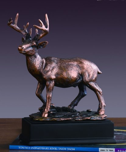 White Tail Deer Décor Statue