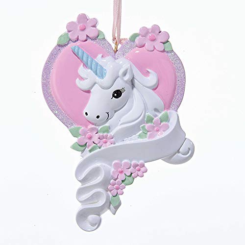 White Unicorn Ornament