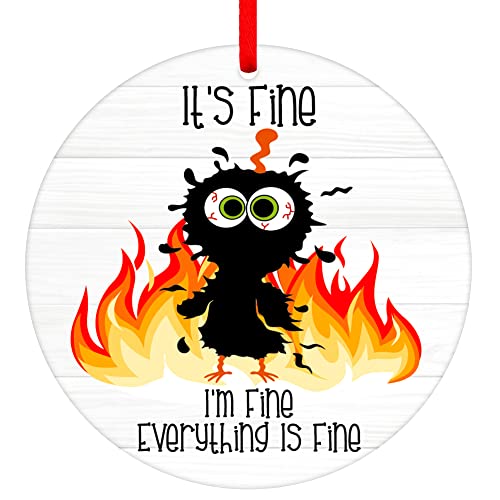 WhstSign Funny Christmas Ornaments 2022