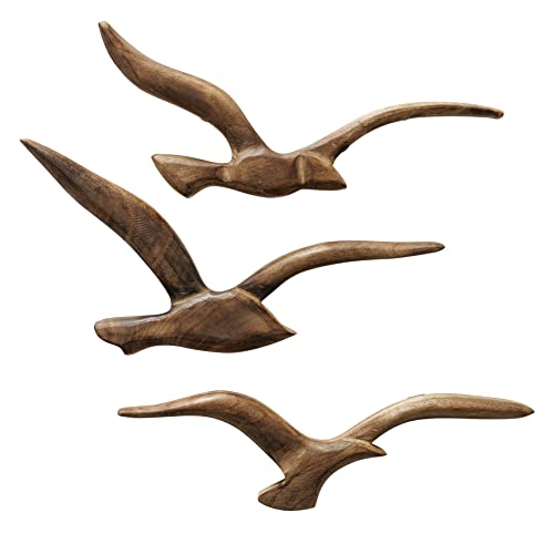 WHW Flying Birds Wall Sculptures Set of 3
