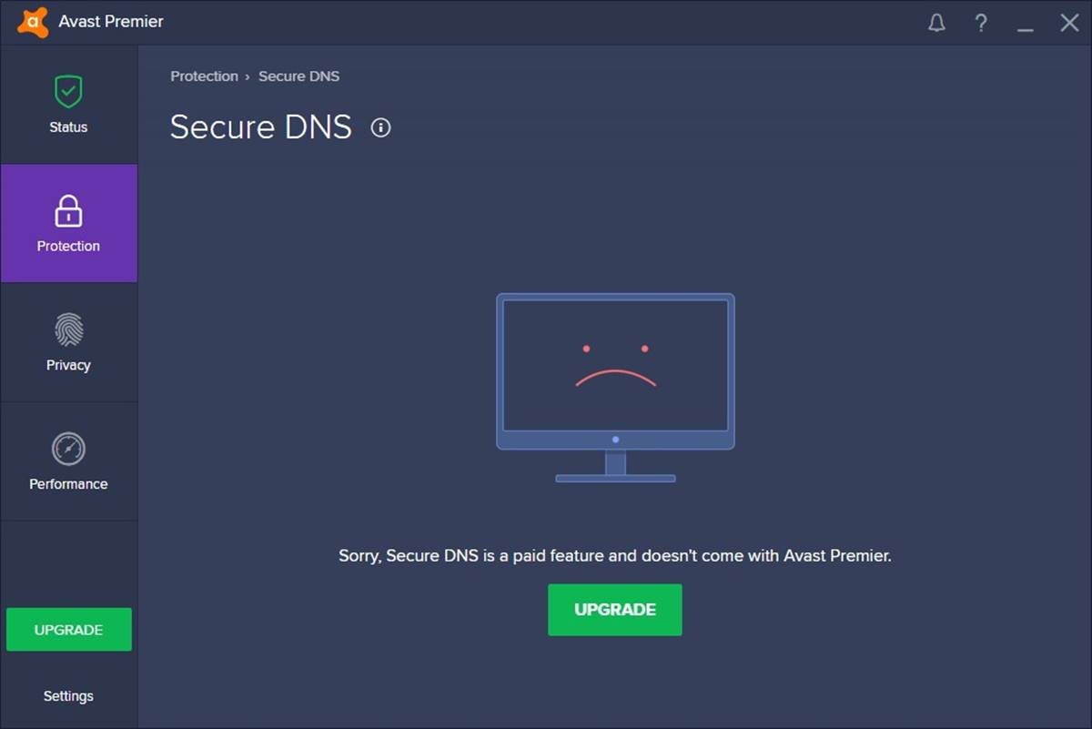 Why Don’t I See The Secure DNS Option In Avast Internet Security?