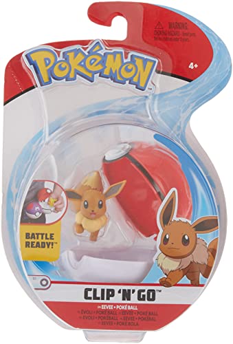 Wicked Cool Toys Pokémon Eevee Clip 'n' Go