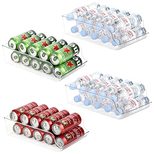 Wide Water Bottle Storage Organizer, Soda Can Holder and Dispenser