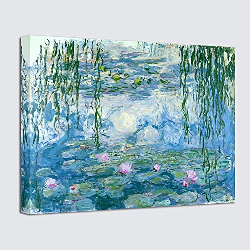 Wieco Art Water Lilies Canvas Prints