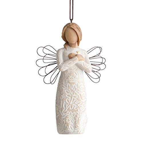 Willow Tree Remembrance (Lighter Skin) Ornament, Sculpted Hand-Painted Angel