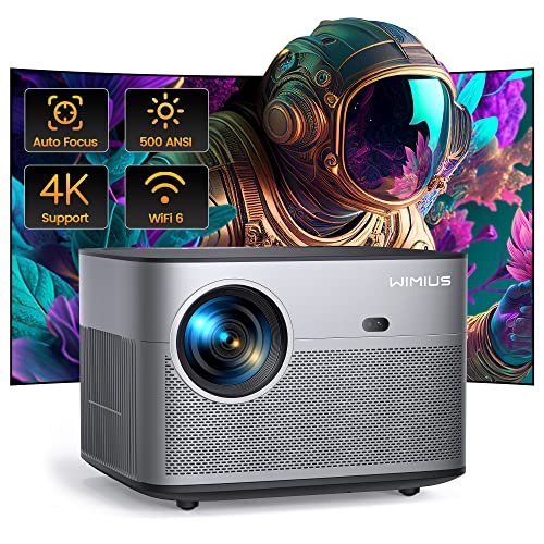 WiMiUS P64 4K Projector with WiFi 6 and Bluetooth 5.2
