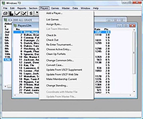 WIN - WinTD Chess Software