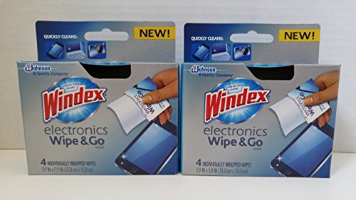 Windex Electronics Wipes - Pack of 2