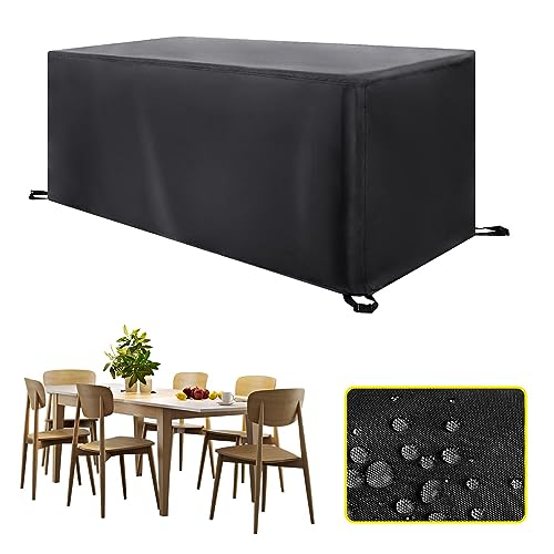 Windproof Waterproof 420d Oxford Fabric Patio Table Cover