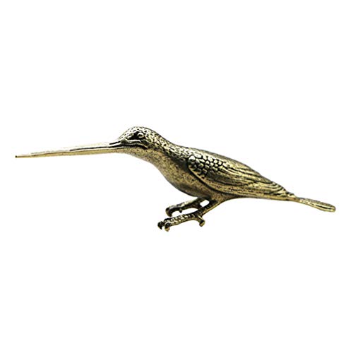 WINOMO Hummingbird Figurines Brass Bird Sculptures