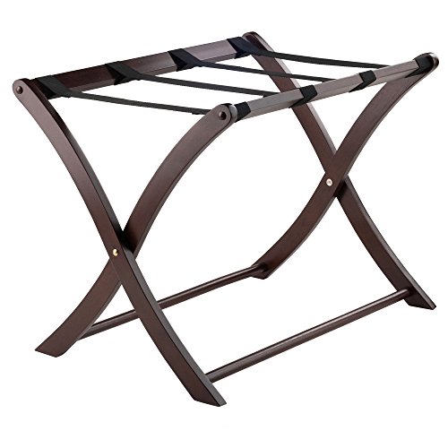 Winsome Cappuccino Luggage Rack - Stylish and Functional