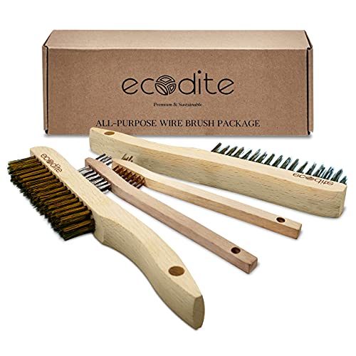 Wire Brush Set for Cleaning 4-Pack