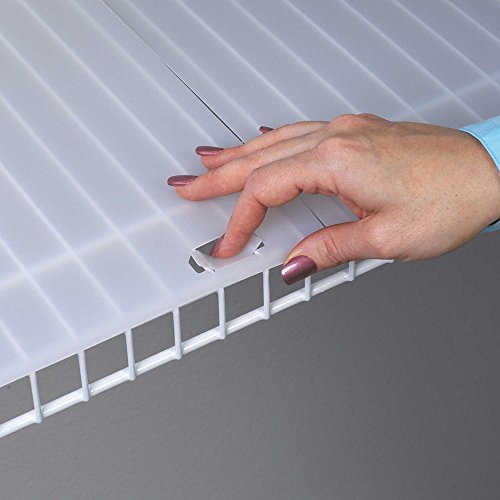 12" Deep by 10' Long Shelf-it Liner for 12" Wire Shelving with Locking Tabs - 10 Foot Roll