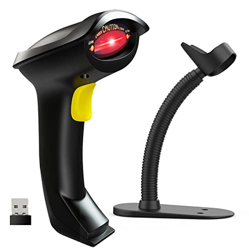 Wireless Barcode Scanner with Stand