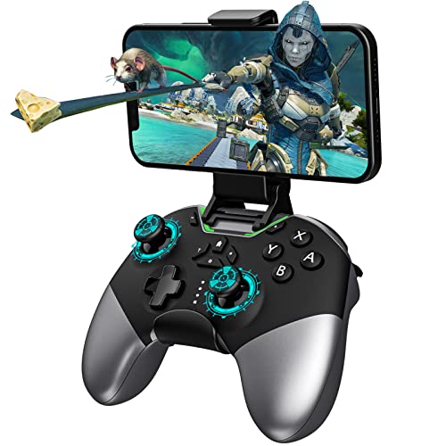 Wireless Gaming Controller with Bluetooth/Wired Connection and Enhanced Features