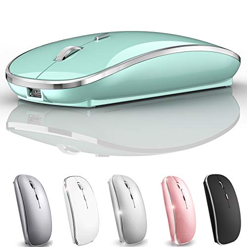 Wireless Mouse for Chromebook MacBook Pro MacBook Air Laptop Mac iMac Microsoft Desktop Computer Mice Win 7/8/10 PC HP DELL Blue