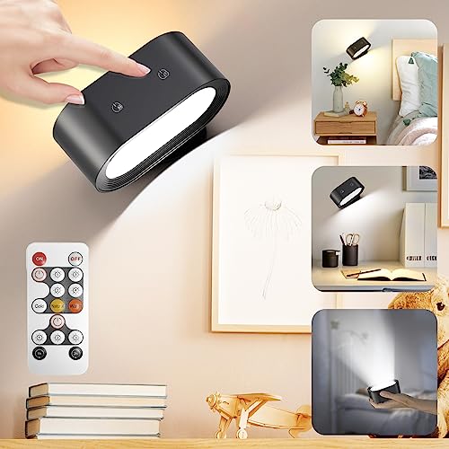 Wireless Wall Lamp with Dimming and Remote Control