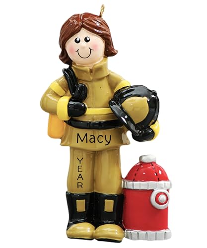 Woman Firefighter Ornaments 2022