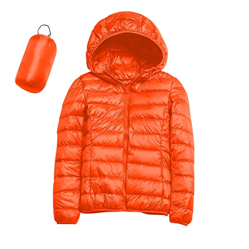 Women's Casual Lightweight Hooded Down Jacket