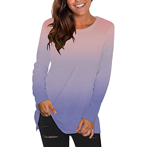 Women's Long Sleeve Tie Dye T-Shirt